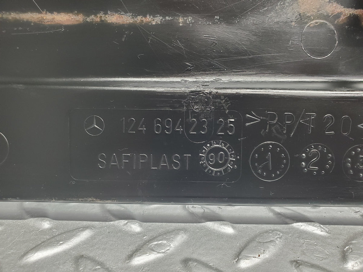 49021 Mercedes-Benz A124 320E Cabriolet Trunk Lock Trim Panel A1246942325