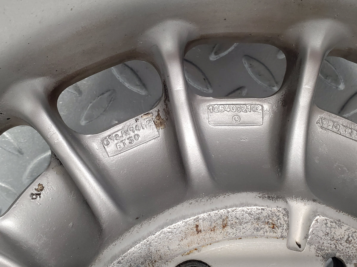 49976 Mercedes-Benz R107 380SL Alloy Wheel Set Mexican Hat 6.5Jx14H2 ET30 A1264002102