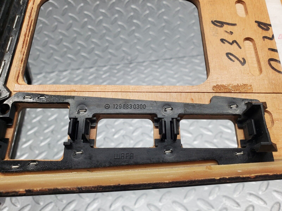 46860 Mercedes-Benz R129 320SL Coupe Centre Console Wood Panel A1296830300