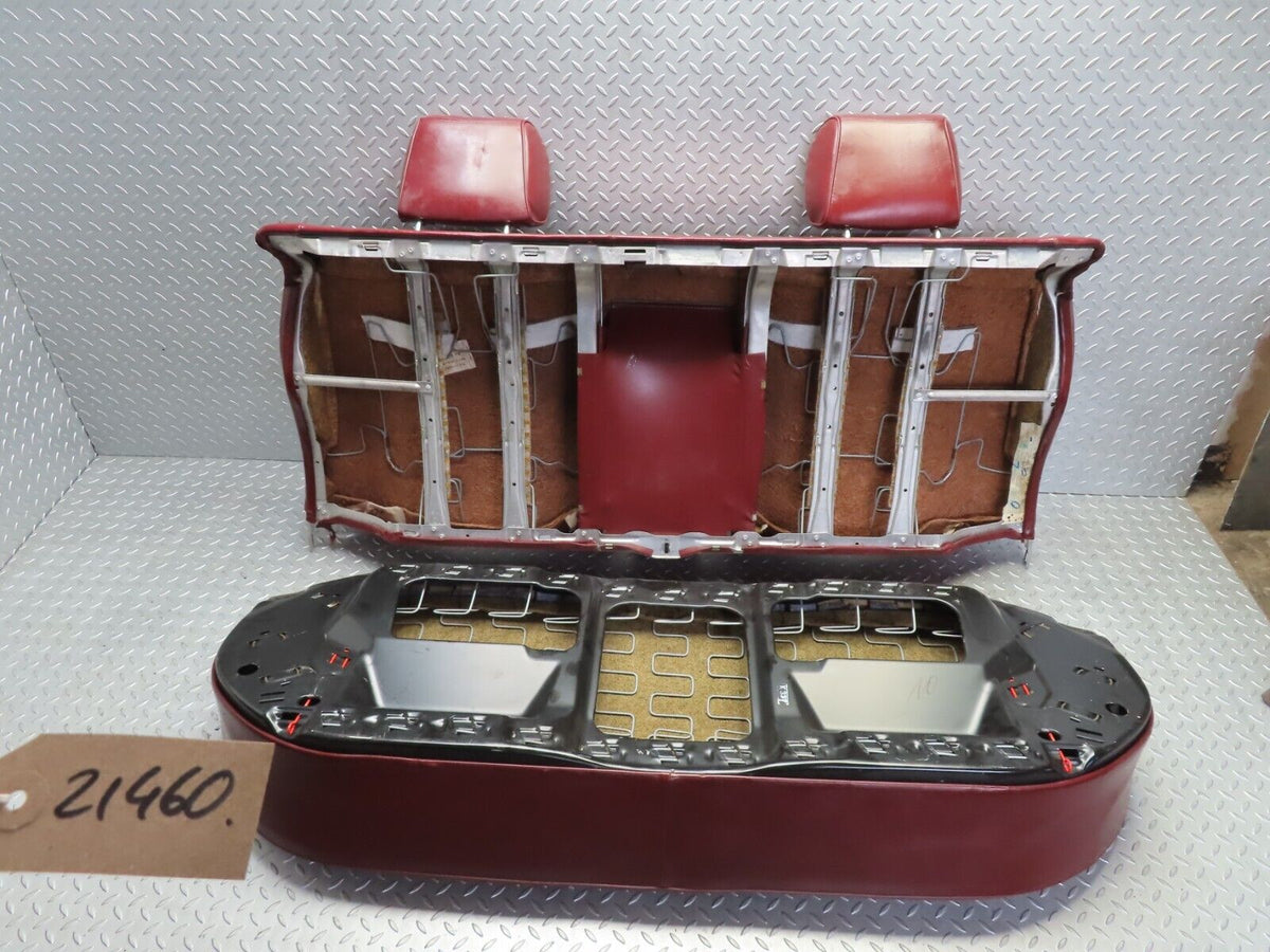 42909 Mercedes-Benz W126 300SE Rear Seat Red Leather A1269201716