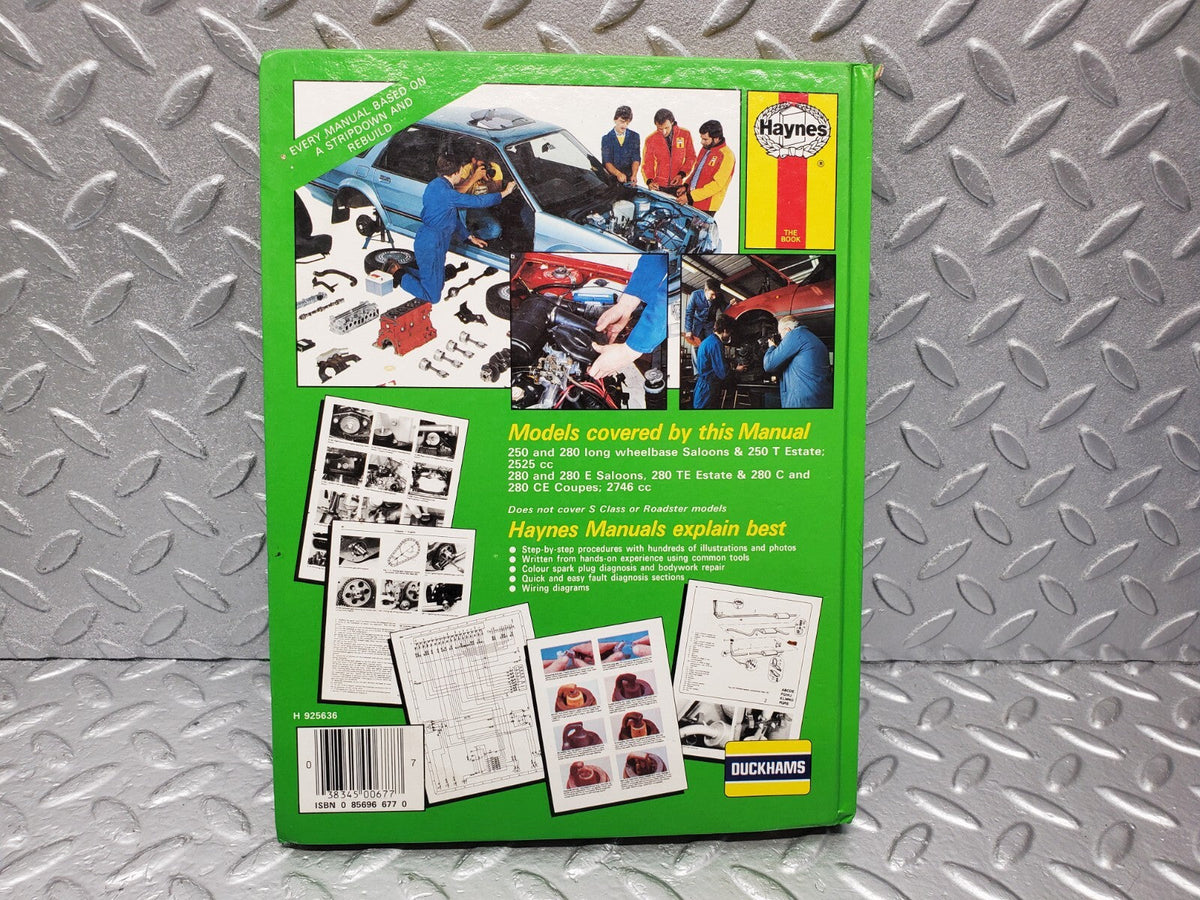 48854 Mercedes-Benz Owner's Workshop Manual ISBN 0 85696 677 0
