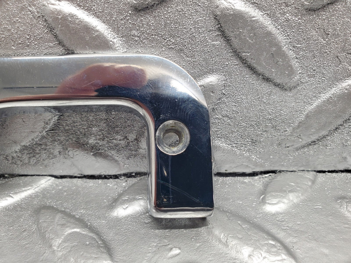 48659 Mercedes-Benz W123 Interior Chrome Door Latch Trim Left A1237230124