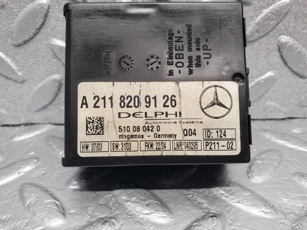 47855 Mercedes-Benz R230 350SL Coupe Alarm Control Module Unit A2118209126
