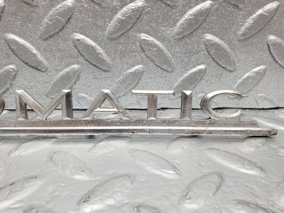 48438 Mercedes-Benz W108 Trunk Badge Emblem Automatic