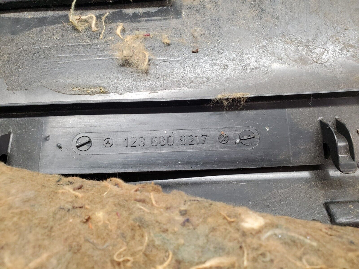 46365 Mercedes-Benz C123 280CE Coupe Under Dash Panel Right Black A1236892208 A1236809217