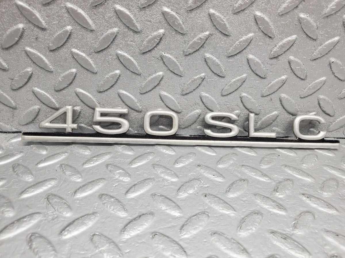 49600 Mercedes-Benz C107 R107 450 SLC Trunk Badge Emblem
