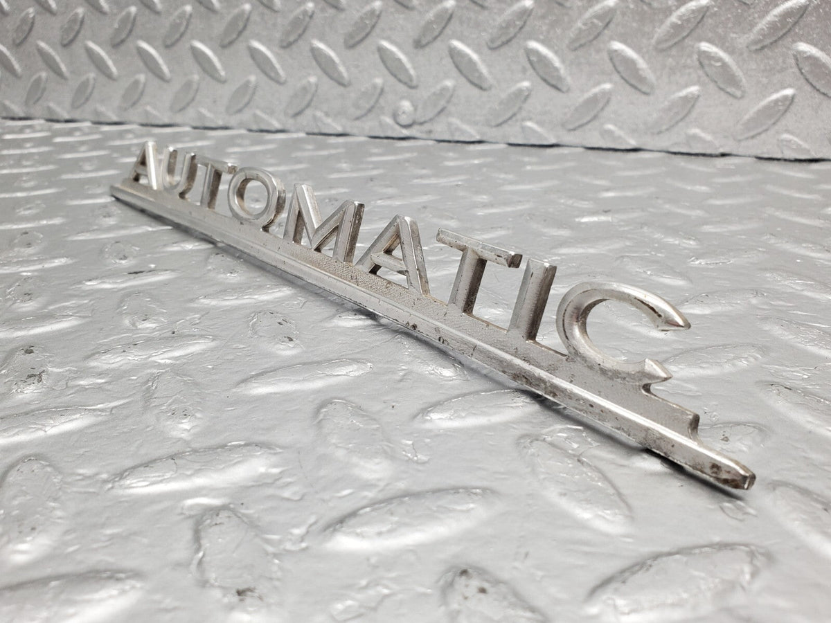 48438 Mercedes-Benz W108 Trunk Badge Emblem Automatic
