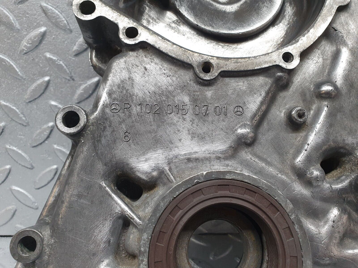 44002 Mercedes-Benz C123 230CE Coupe Engine Timing - Oil Pump Cover A1020150701