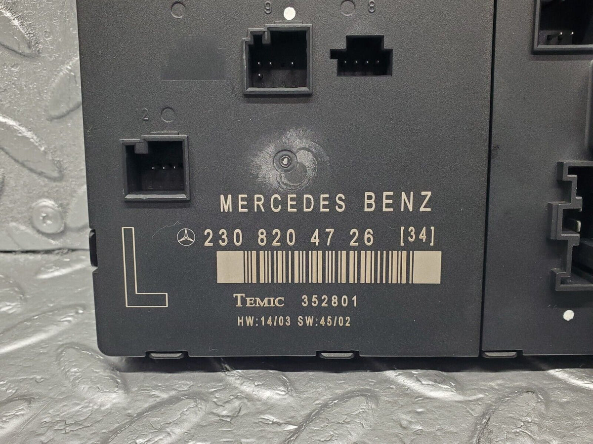 47676 Mercedes-Benz R230 350SL Coupe Door Control Unit Front Left A2308204726