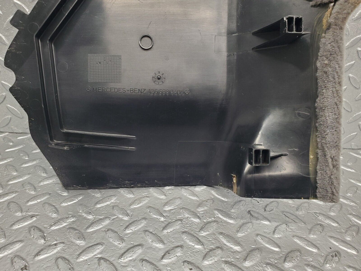 47576 Mercedes-Benz C126 500SEC Coupe Front Right Kick Panel Grey A1266880406