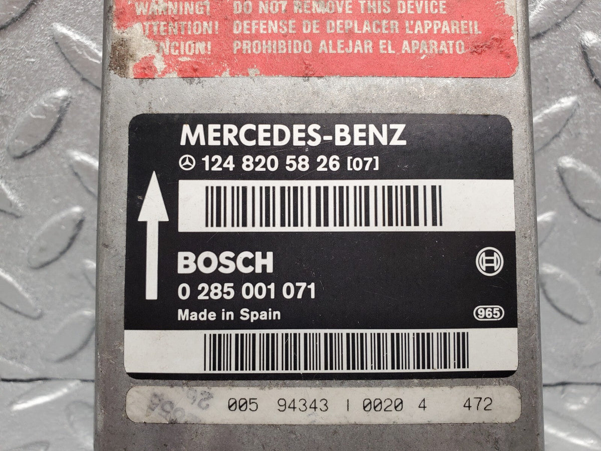 49008 Mercedes-Benz A124 320E Cabriolet Soft Top Roll Bar Control Unit Bosch A1248205826
