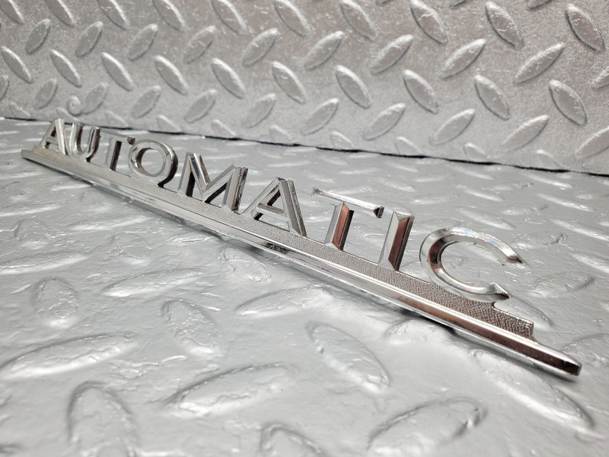 48532 Mercedes-Benz W108 Trunk Badge Emblem Automatic