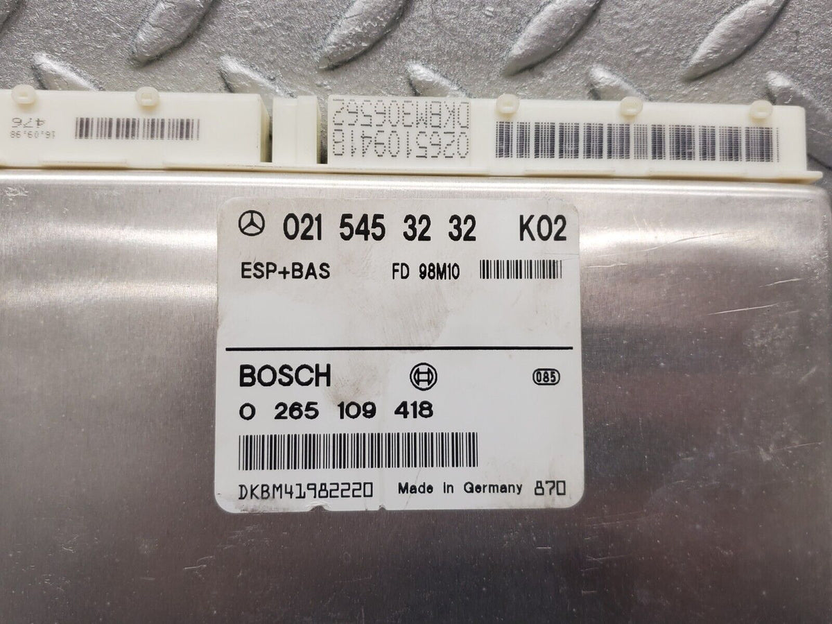 46819 Mercedes-Benz R129 320SL Coupe ESP Control Unit A0215453232 0265109418