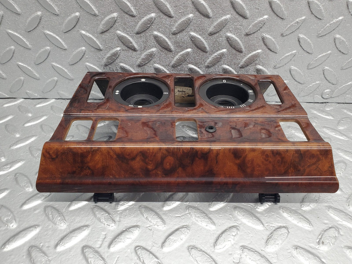 48949 Mercedes-Benz A124 320E Cabriolet Heater Control Panel Wood Trim A1246830275