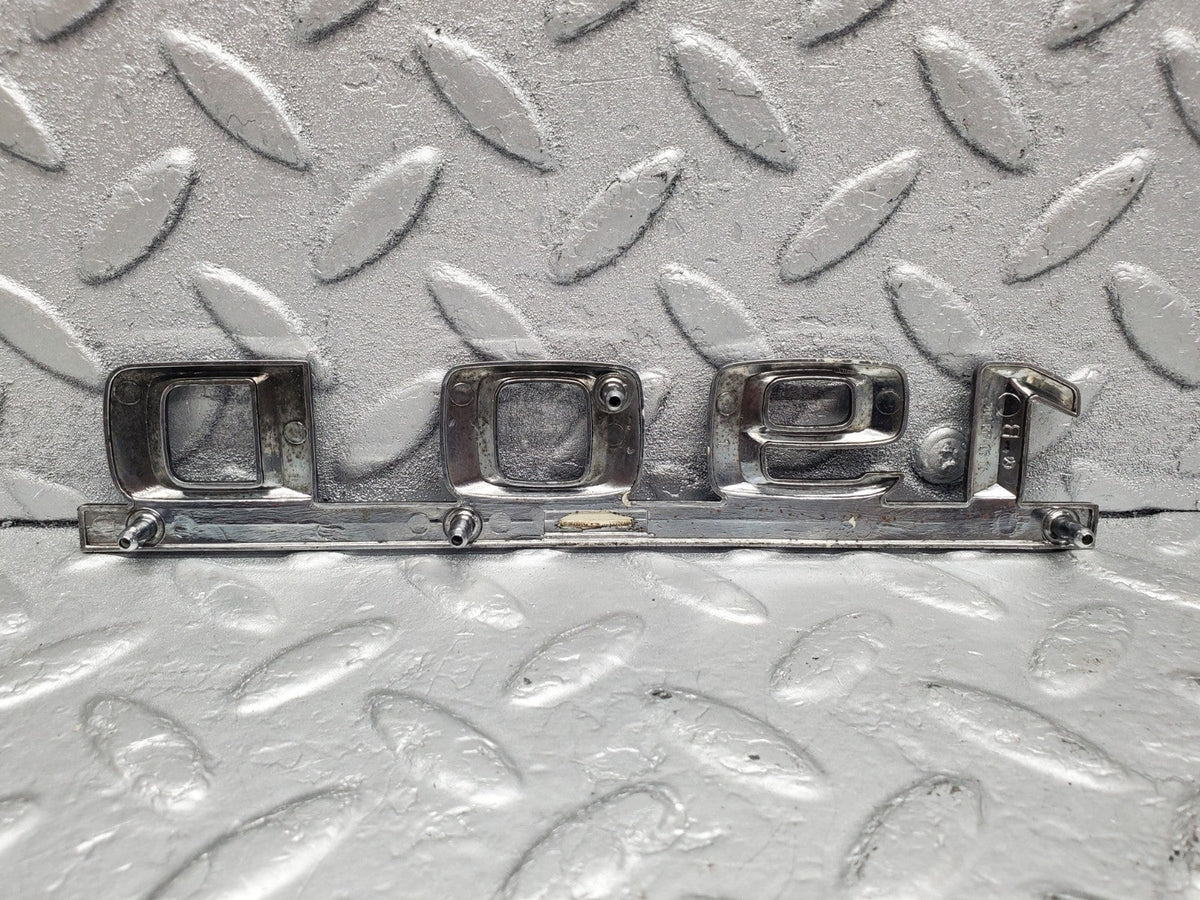 49570 Mercedes-Benz W201 190D Trunk Badge Emblem A2018170615