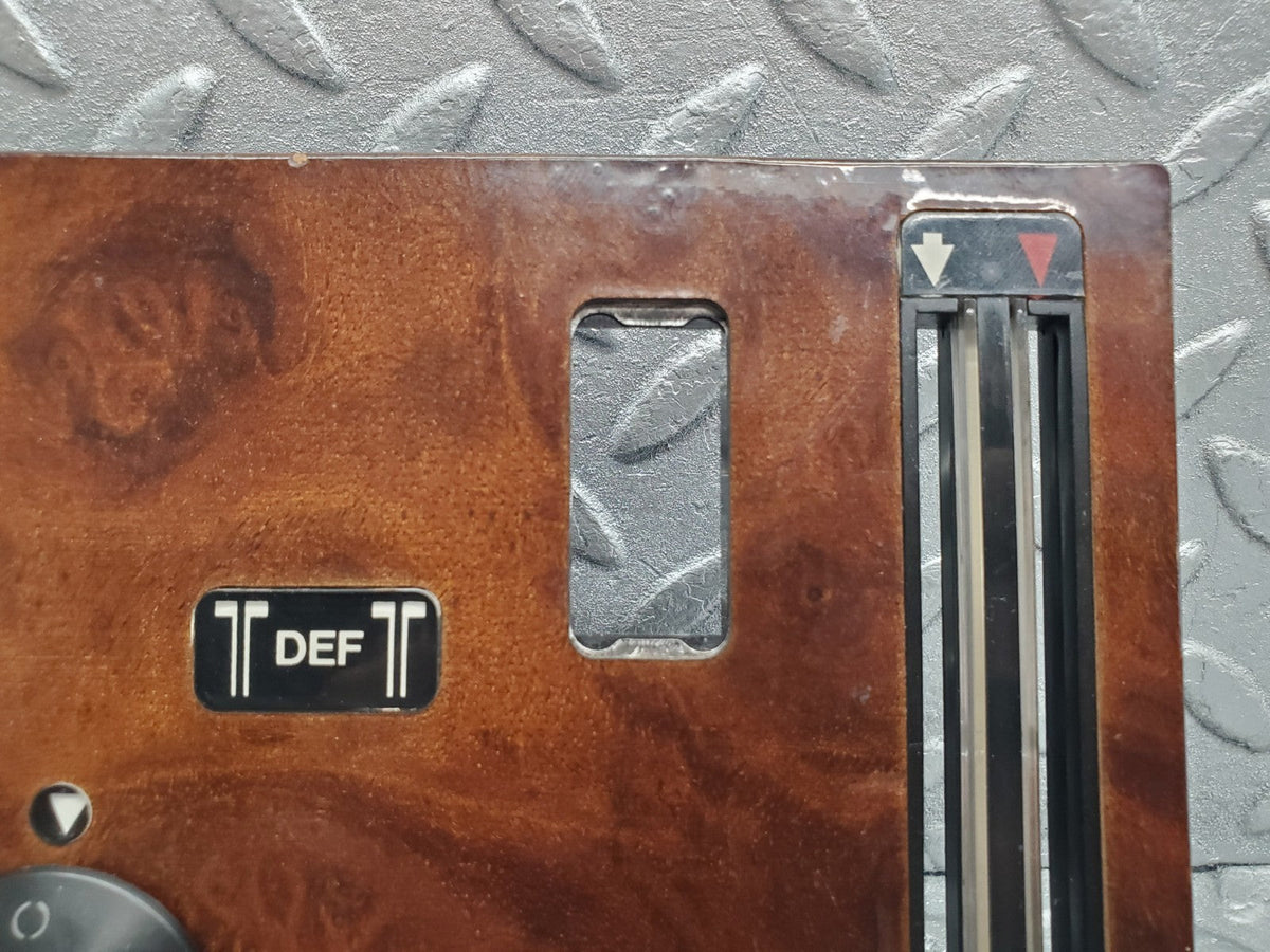 50095 Mercedes-Benz R107 380SL Heater Control Wood Panel