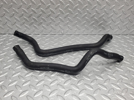 49270 Mercedes-Benz A124 320E Cabriolet Heater Hose Pipe Pair A1248327093 A1248327193
