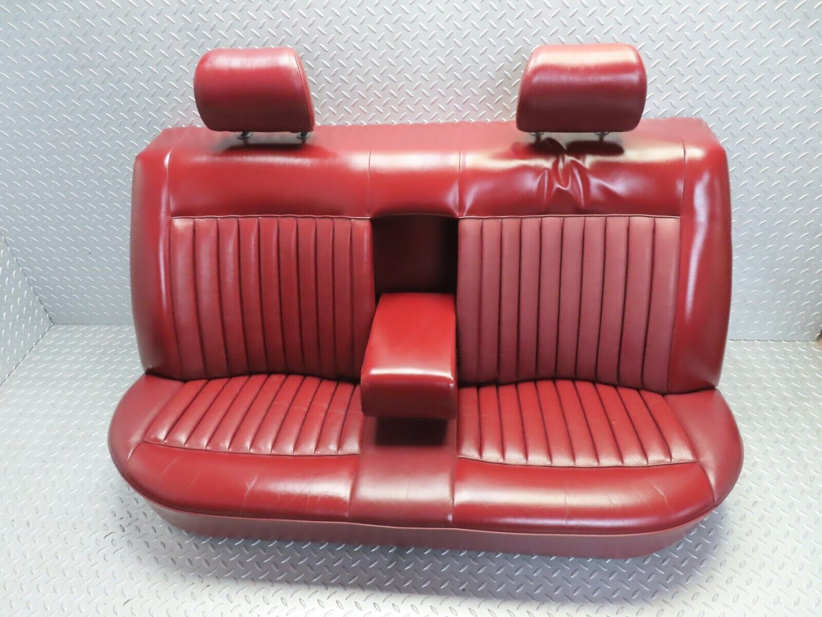 42909 Mercedes-Benz W126 300SE Rear Seat Red Leather A1269201716