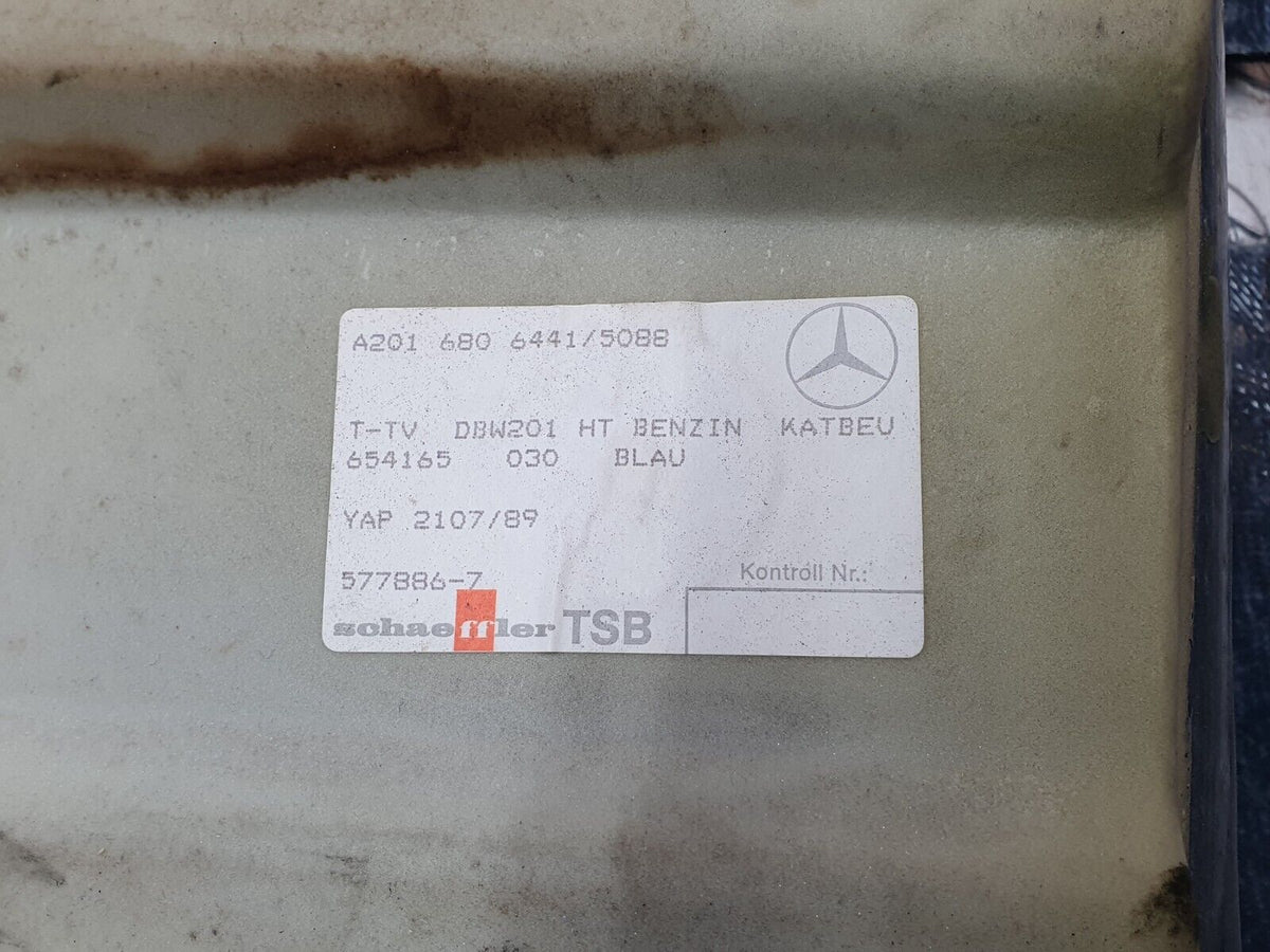 42978 Mercedes-Benz W201 190 Rear Floor Carpet Blue A2016806441