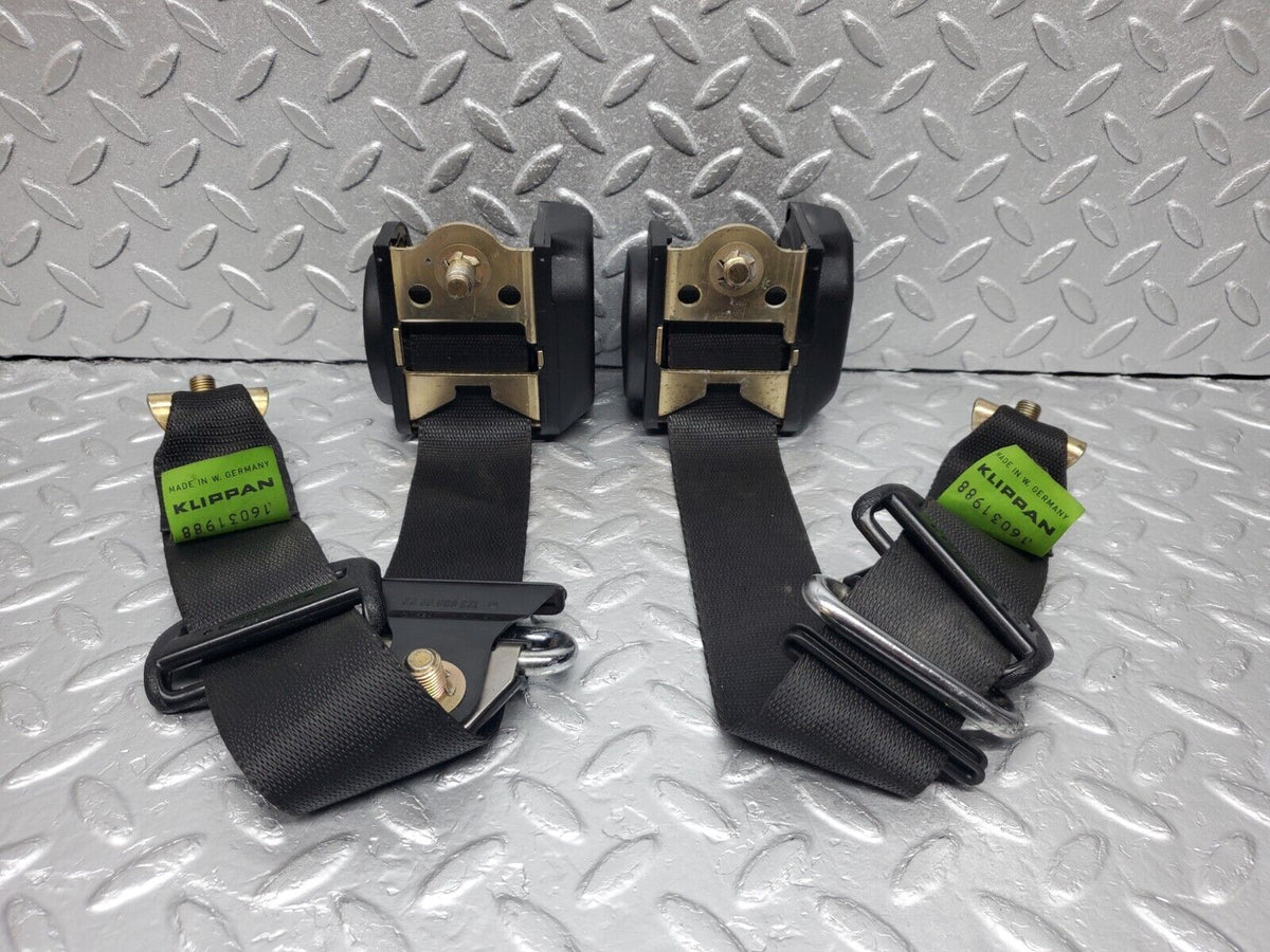 45865 Mercedes-Benz W126 420SE Rear Seat Belt Set With Buckles A1268601886 A1248601185 A1268601396
