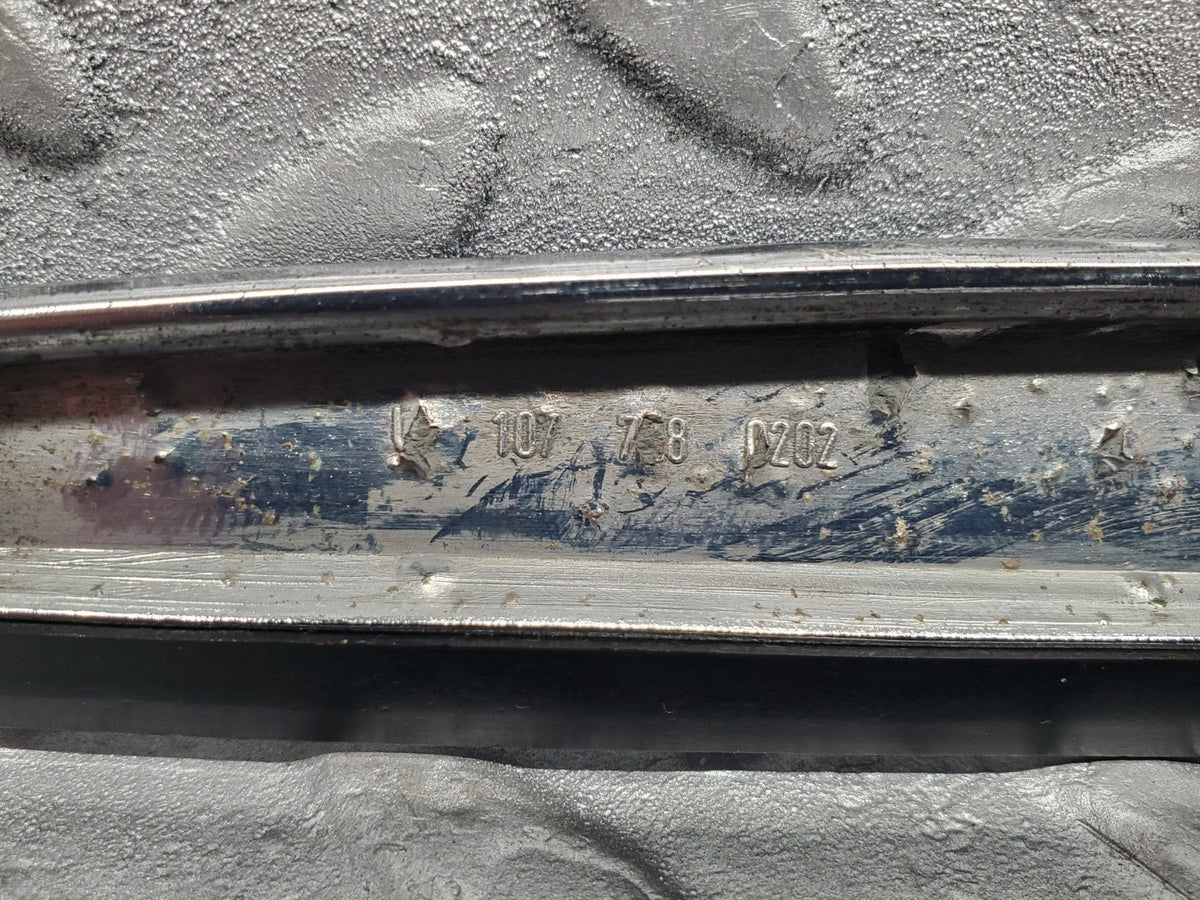 49599 Mercedes-Benz C107 R107 Trunk Chrome Handle Moulding A1077580202