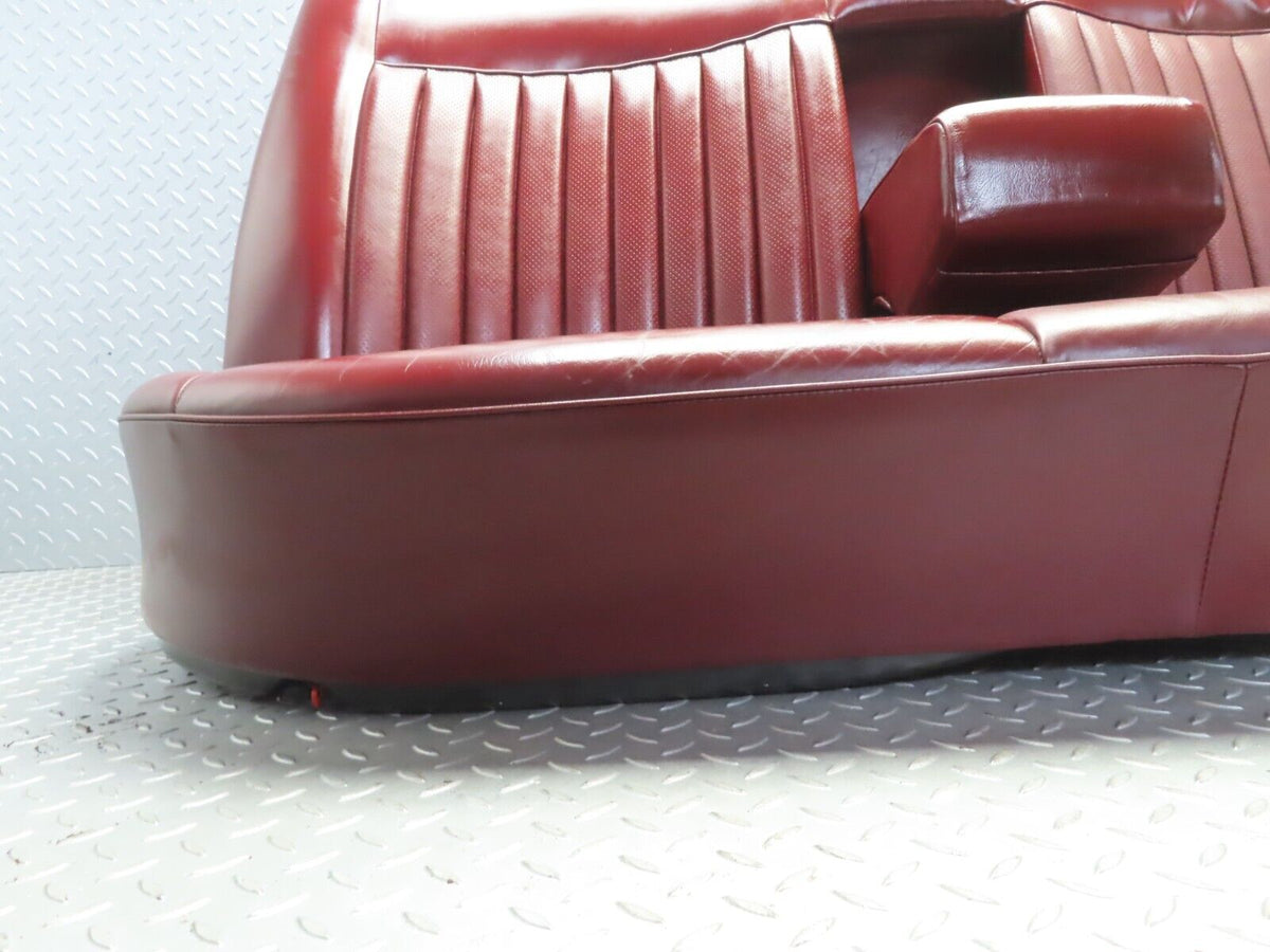 42909 Mercedes-Benz W126 300SE Rear Seat Red Leather A1269201716
