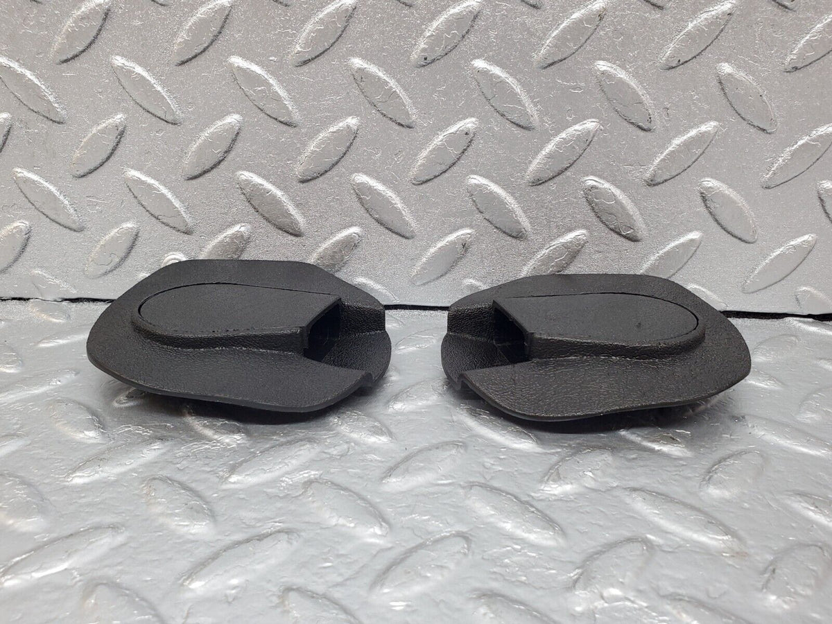 44463 Mercedes-Benz W123 280E Seat Belt Runner Cover Trim 2x Black A1239192520 A1239192920 A1239192620 A1239193020
