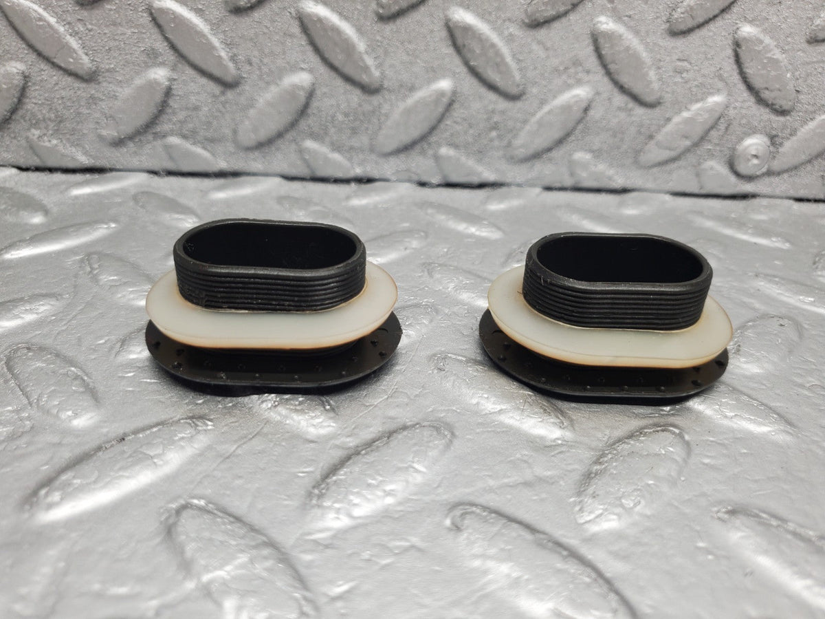 50127 Mercedes-Benz R107 SL Seat Headrest Frame Cover Trim 2x