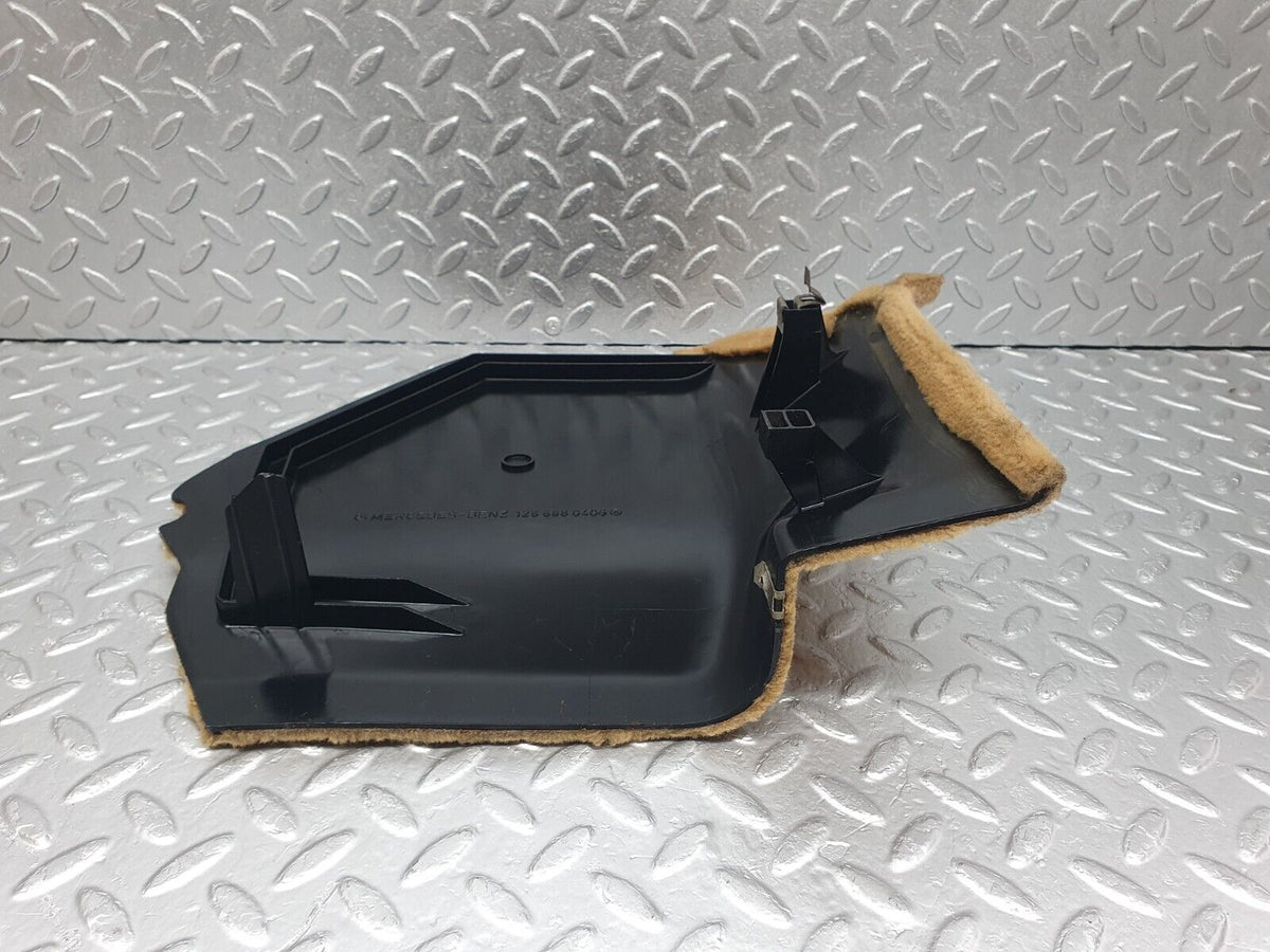 43611 Mercedes-Benz C126 380SEC Coupe Front Right Kick Panel Beige A1266880406