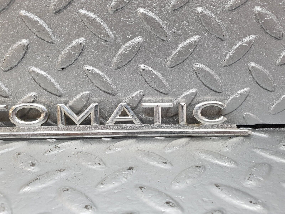 43183 Mercedes-Benz W108 280SE Trunk Badge Emblem Automatic