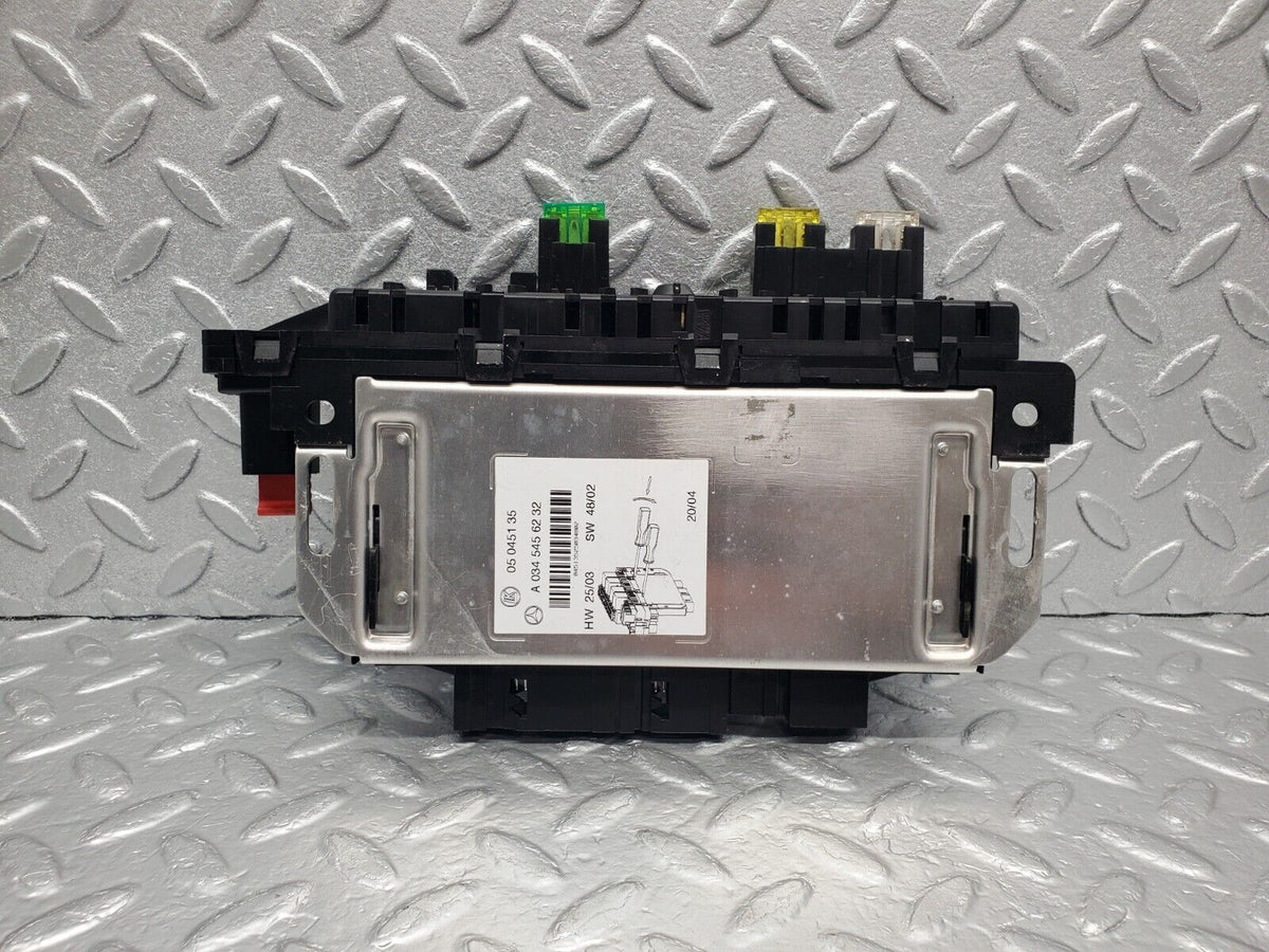 47827 Mercedes-Benz R230 350SL Coupe SAM Control Unit Fuse Box A0345456232