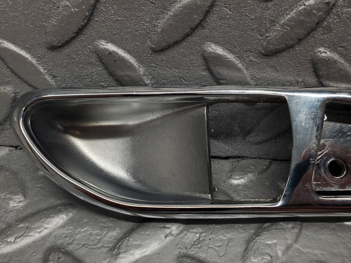 49764 Mercedes-Benz R107 380SL Interior Door Handle Chrome Surround Left