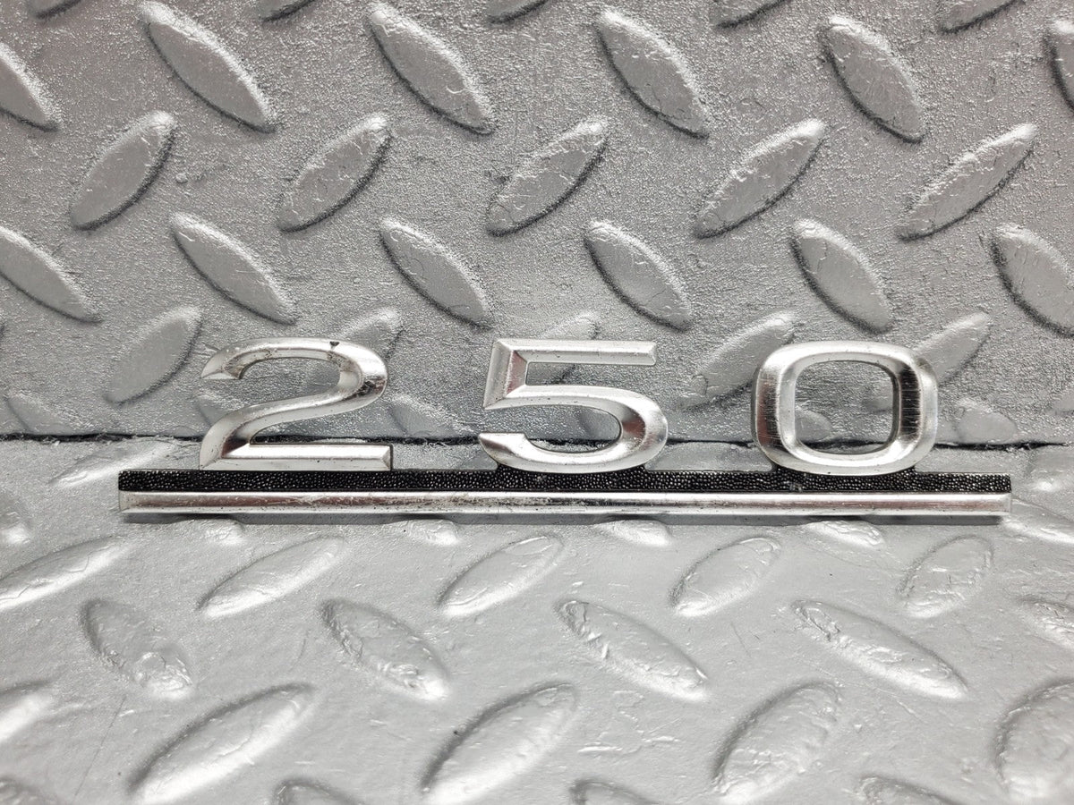 49637 Mercedes-Benz W123 250 Trunk Badge Emblem A1238170615
