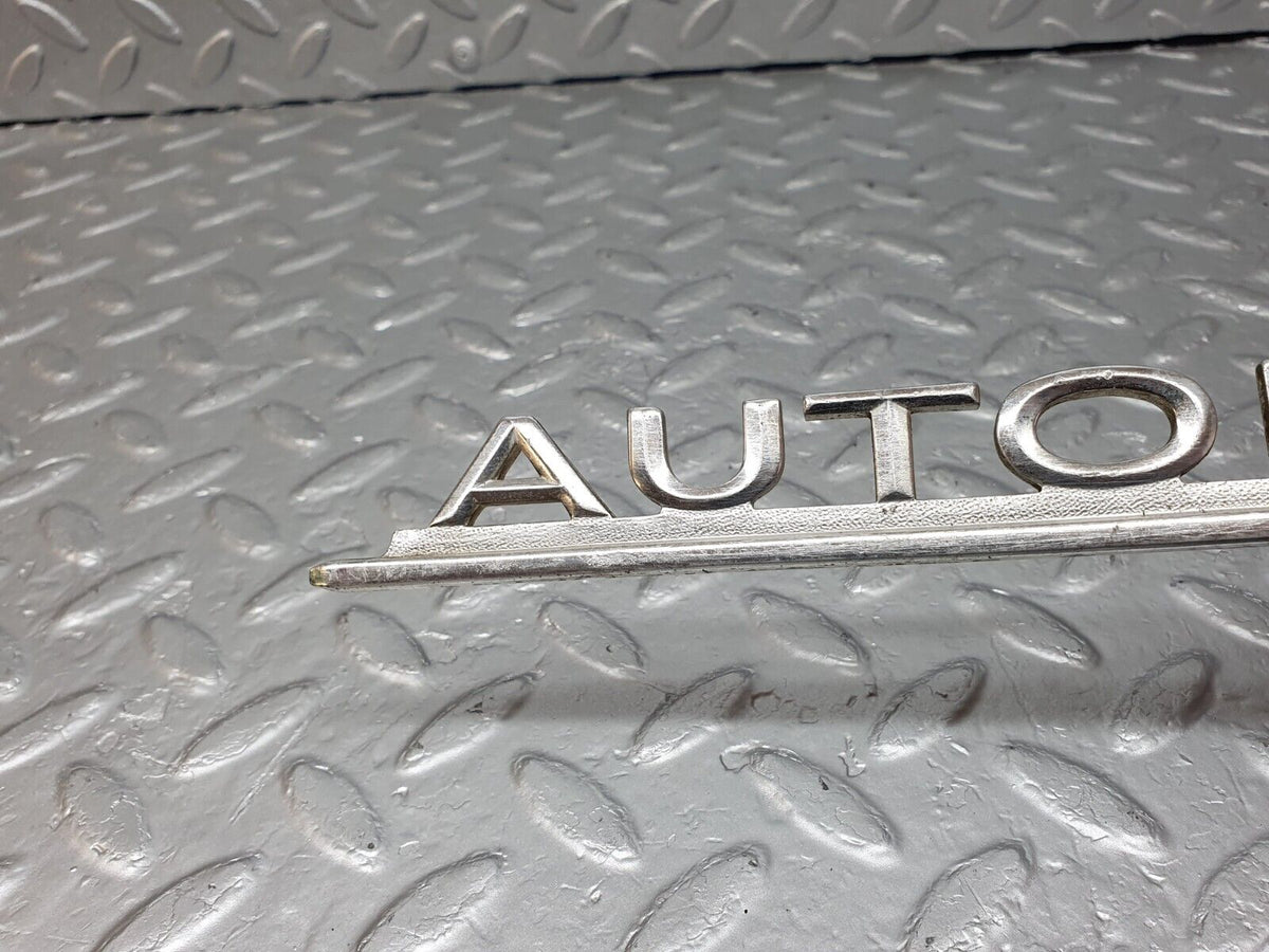 43183 Mercedes-Benz W108 280SE Trunk Badge Emblem Automatic