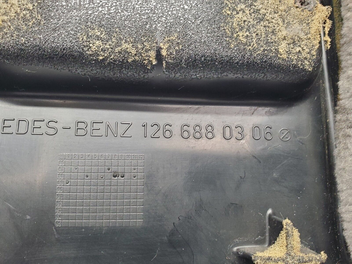 47577 Mercedes-Benz C126 500SEC Coupe Kick Panel Left Side Grey A1266880306
