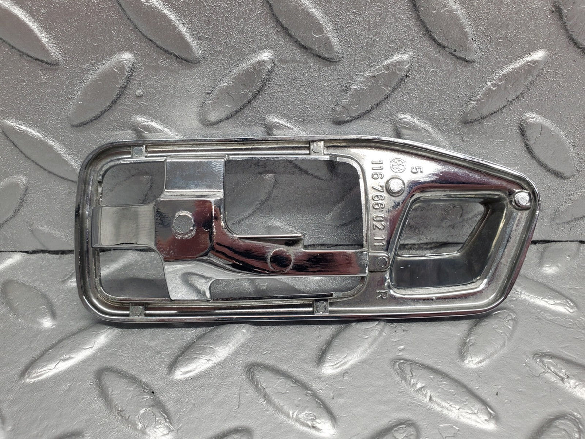 48662 Mercedes-Benz W123 Right Door Chrome Handle Surround A1167660211
