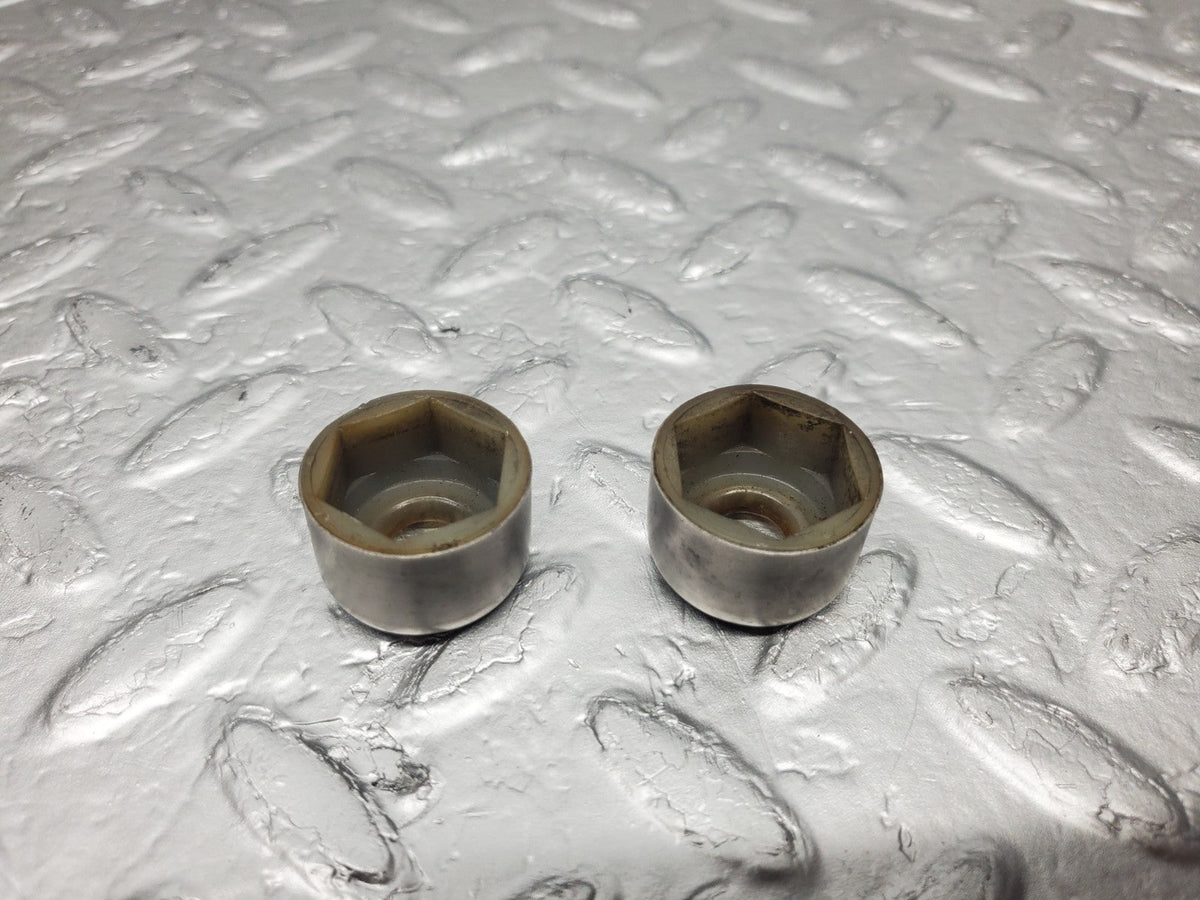 50766 Mercedes-Benz W108 280SE 3.5 Windscreen Wiper Arm Nut Chrome Cap 2X