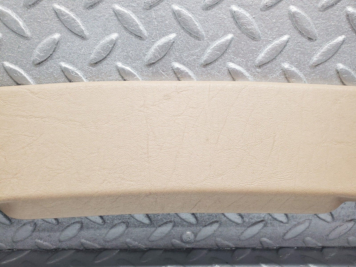 48961 Mercedes-Benz A124 320E Cabriolet Soft Top Lock Cover Panel Beige A1246904130
