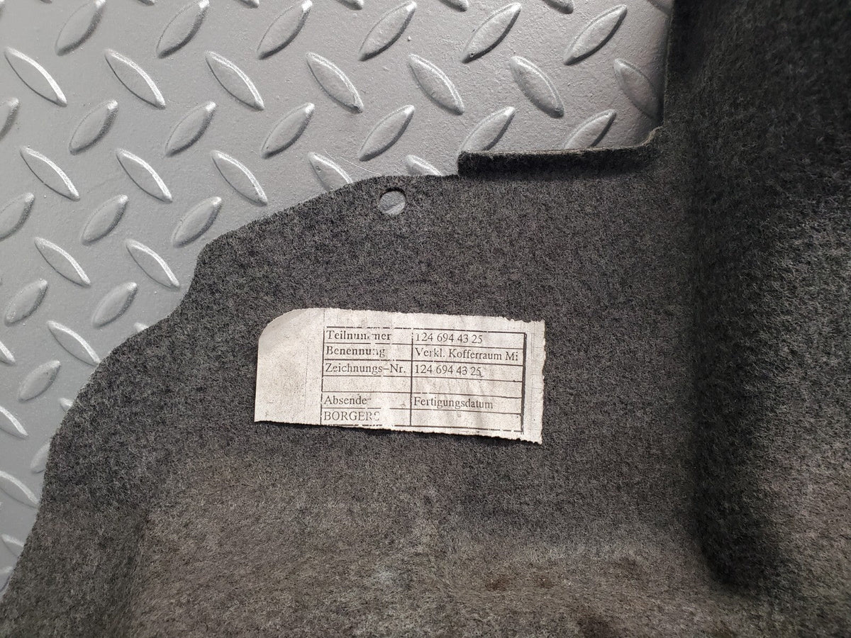 48927 Mercedes-Benz A124 320E Cabriolet Boot Folding Case Carpet Panel A1246944325