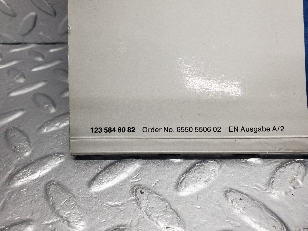 48843 Mercedes-Benz Owner's Manual A1235848082