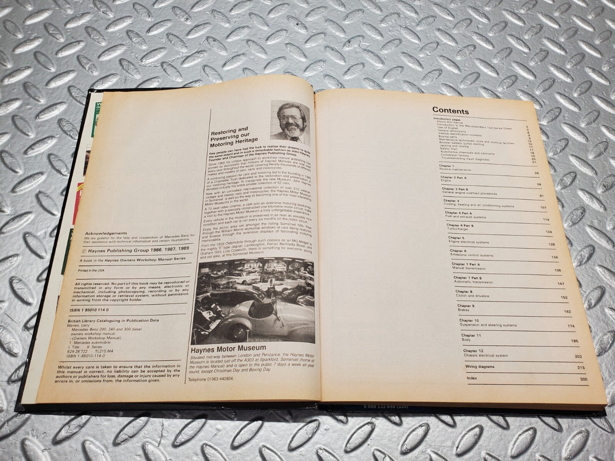 48852 Mercedes-Benz Owner's Workshop Manual ISBN 185010 114 0