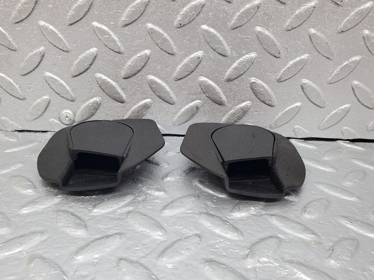 44463 Mercedes-Benz W123 280E Seat Belt Runner Cover Trim 2x Black A1239192520 A1239192920 A1239192620 A1239193020