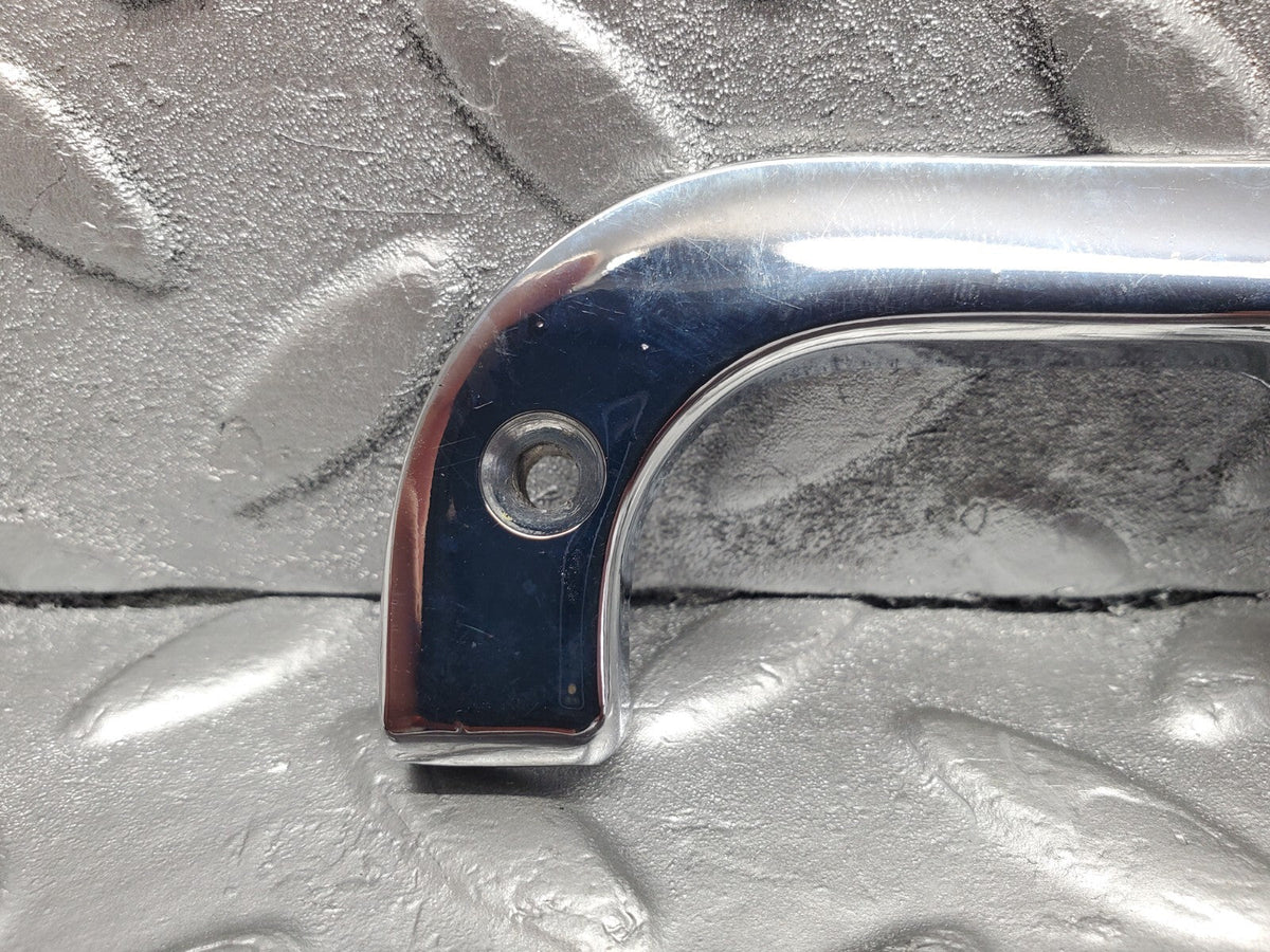 48659 Mercedes-Benz W123 Interior Chrome Door Latch Trim Left A1237230124