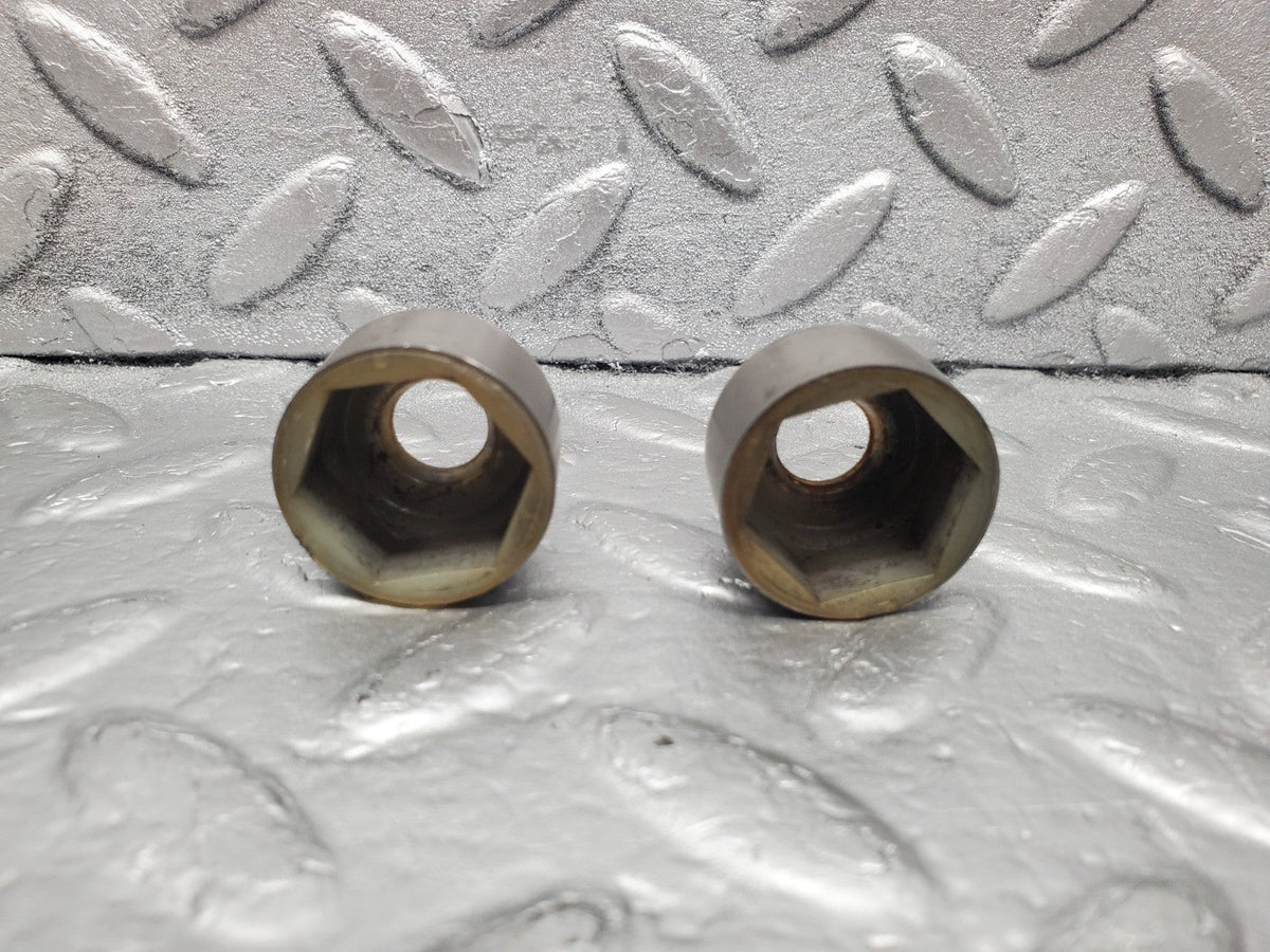 50766 Mercedes-Benz W108 280SE 3.5 Windscreen Wiper Arm Nut Chrome Cap 2X