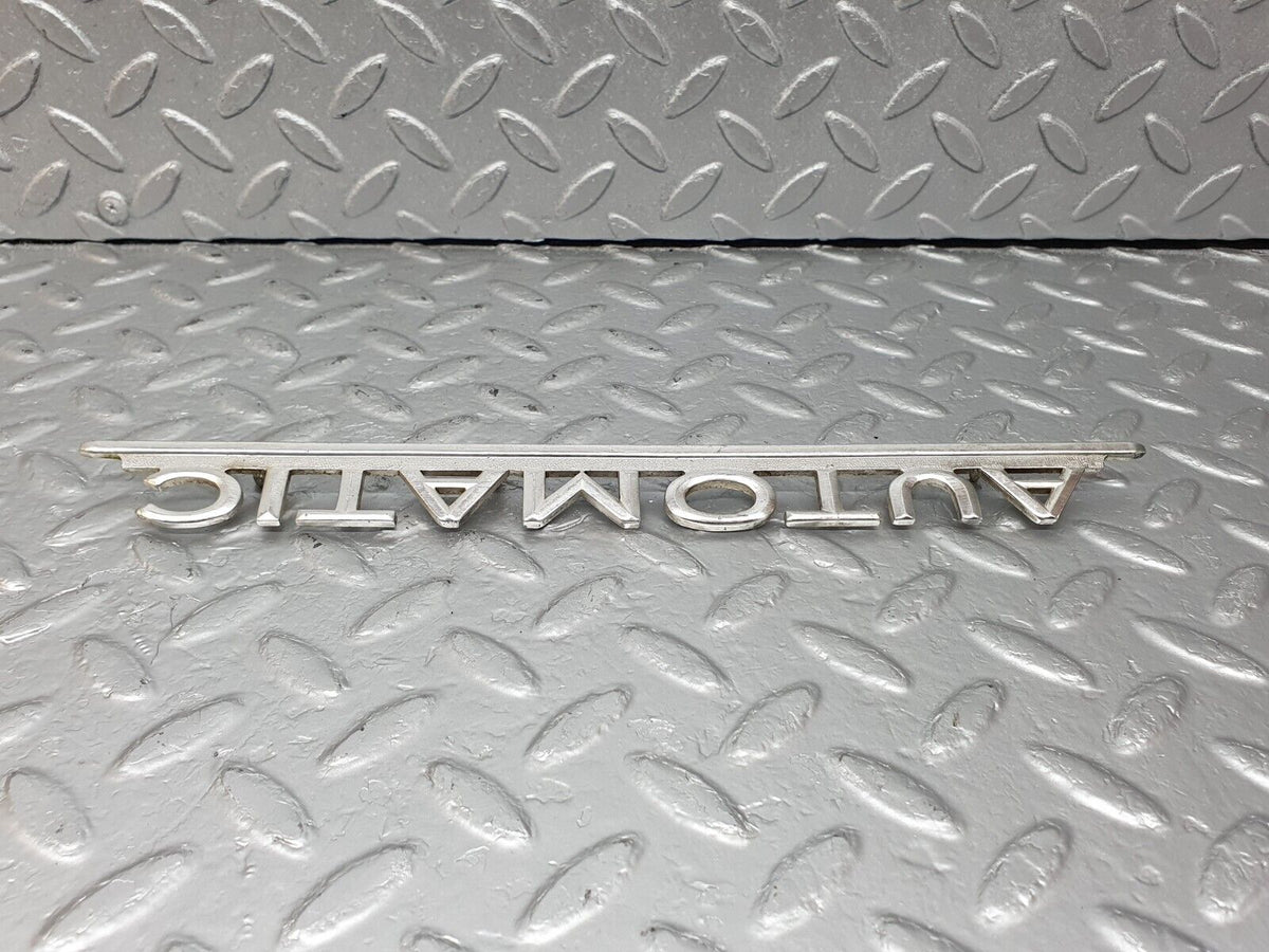 43183 Mercedes-Benz W108 280SE Trunk Badge Emblem Automatic