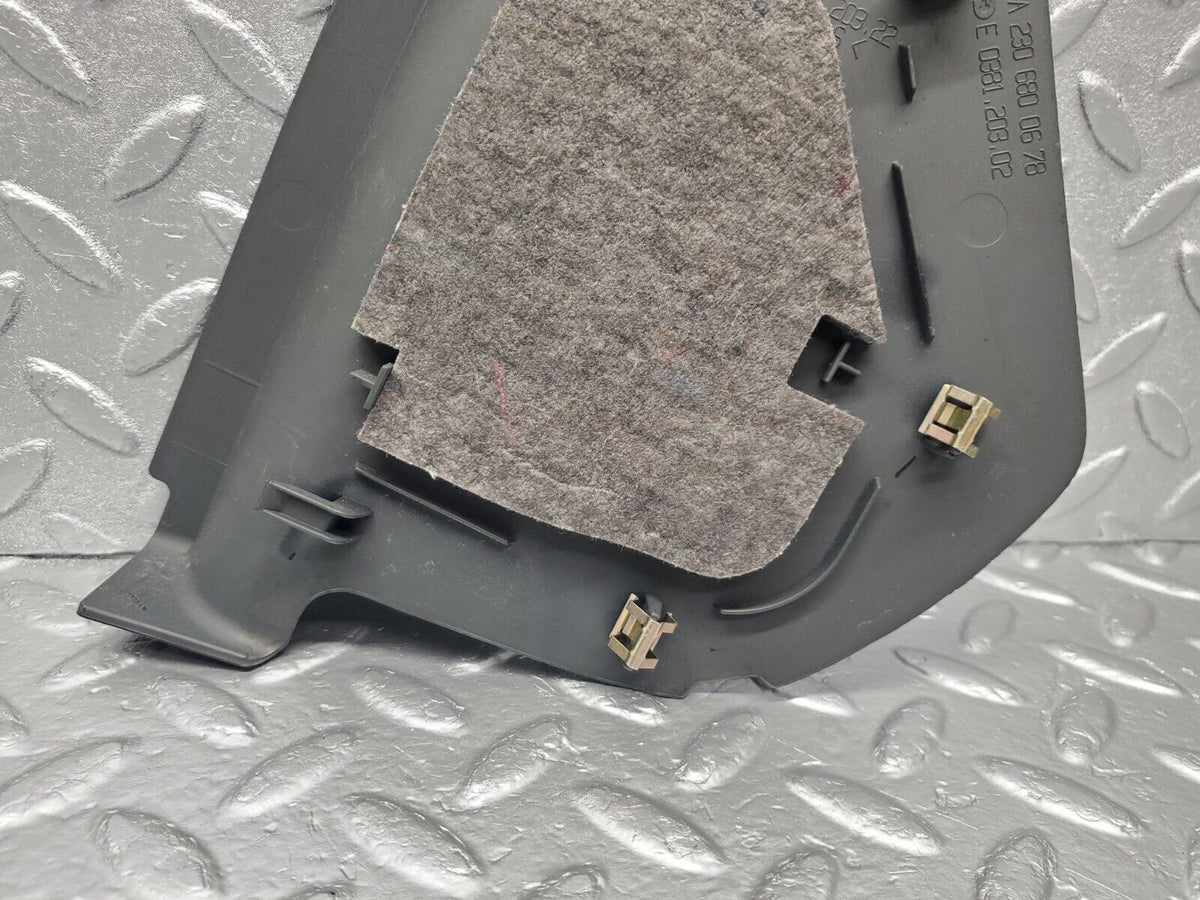 47810 Mercedes-Benz R230 350SL Coupe Dashboard Side Cover Panel Left Grey A2306800578