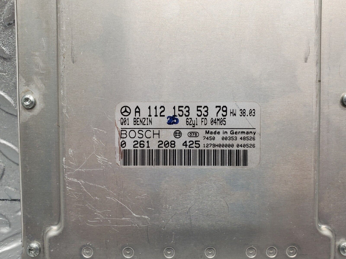 47813 Mercedes-Benz R230 350SL Coupe Engine Control Unit ECU Bosch A1121535379
