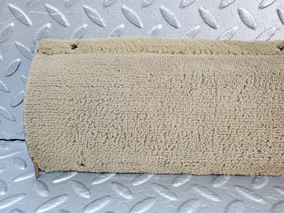 45697 Mercedes-Benz W126 420SE Front Left Door Sill Carpet Beige