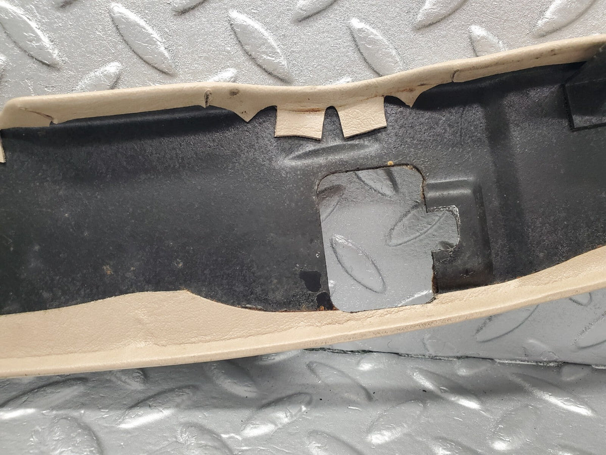 48961 Mercedes-Benz A124 320E Cabriolet Soft Top Lock Cover Panel Beige A1246904130