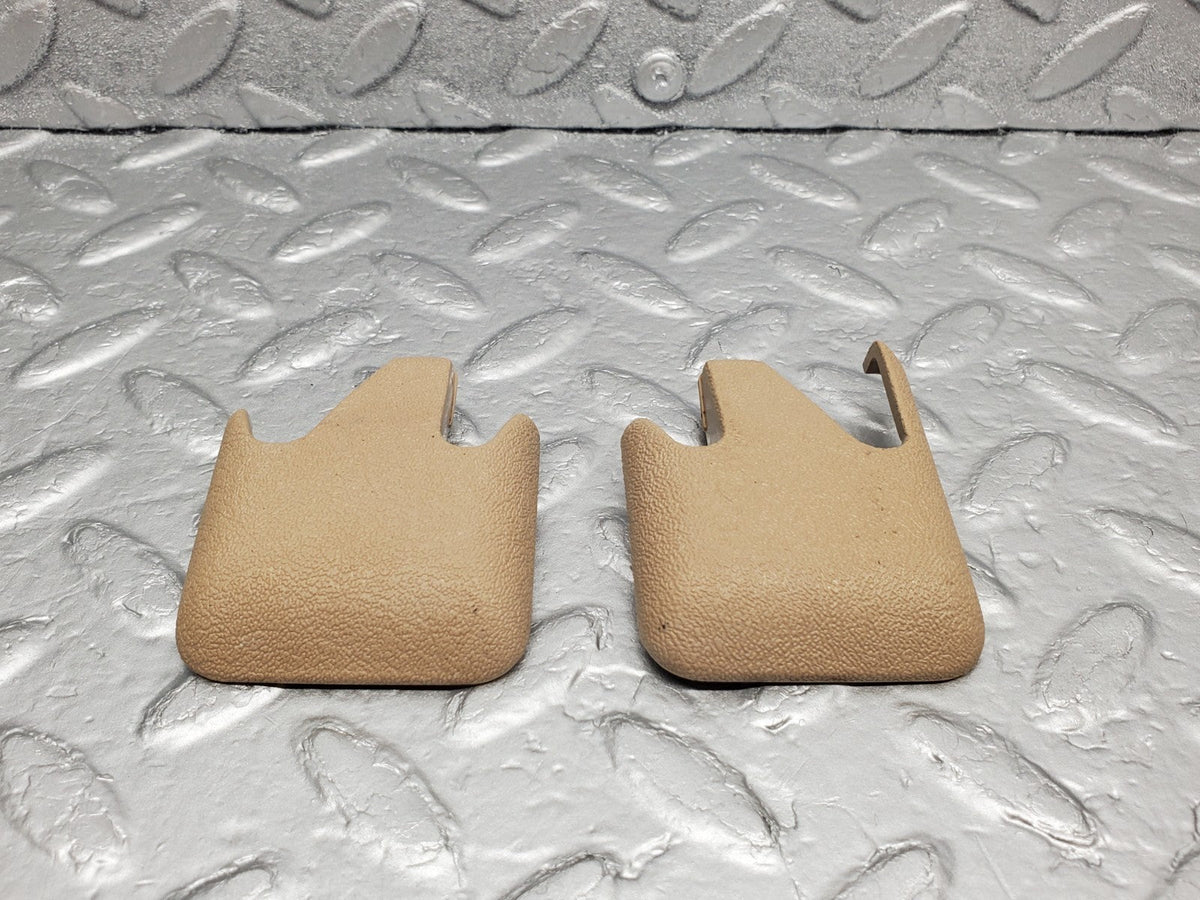 49253 Mercedes-Benz A124 320E Cabriolet Front Seat Rail Trim Cover Beige A1246842118 A1246842218